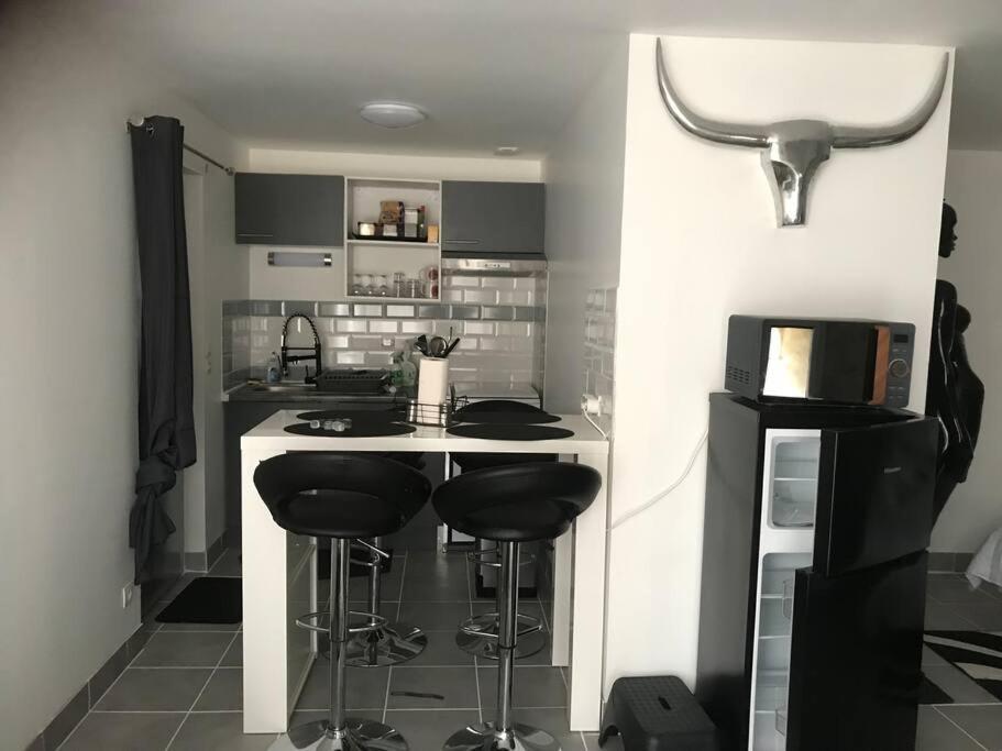Colymini Studio 2 Personnes Raffine Sourzac Bagian luar foto